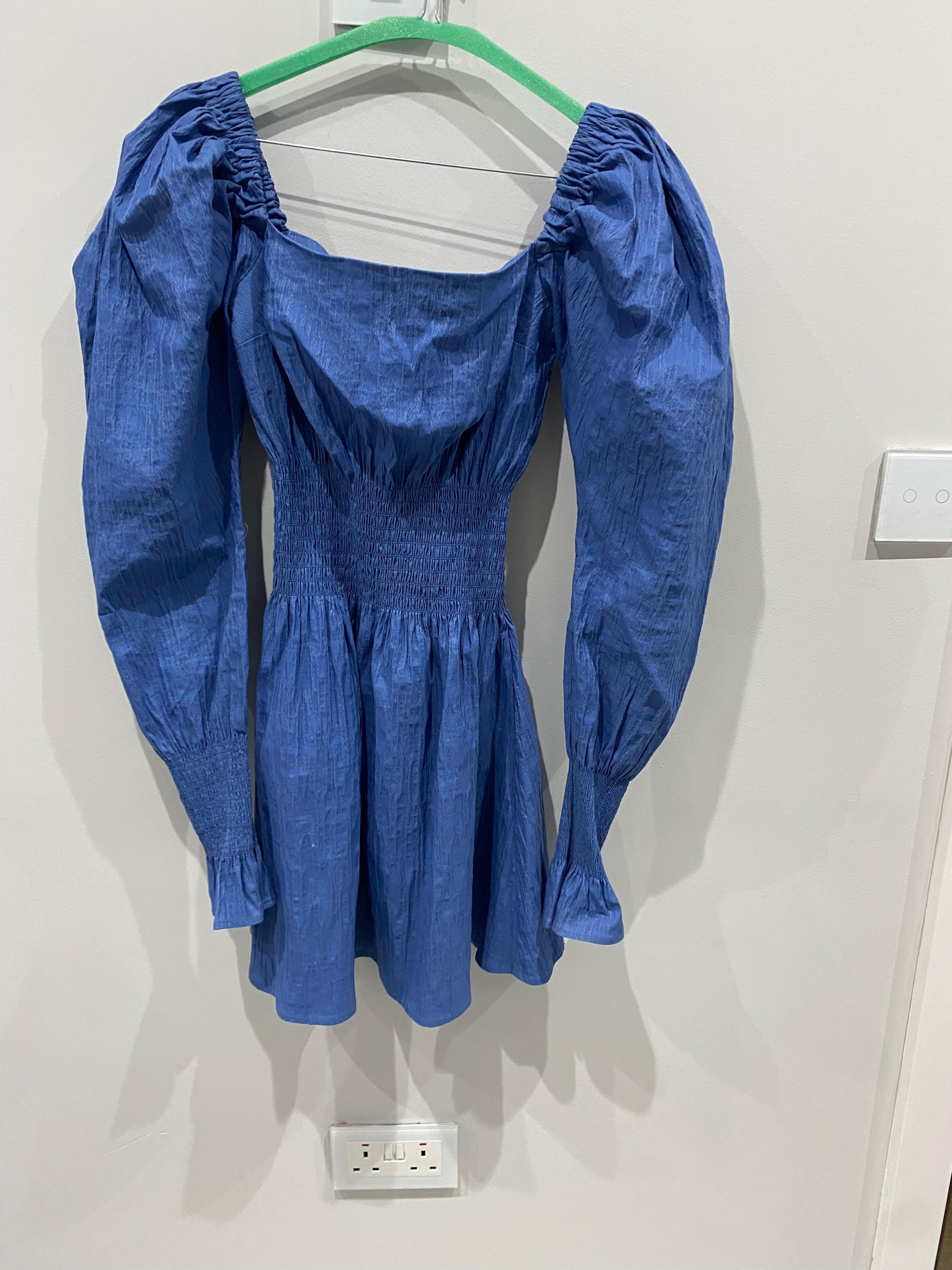 Anna Quan Blue Cotton Everly Dress