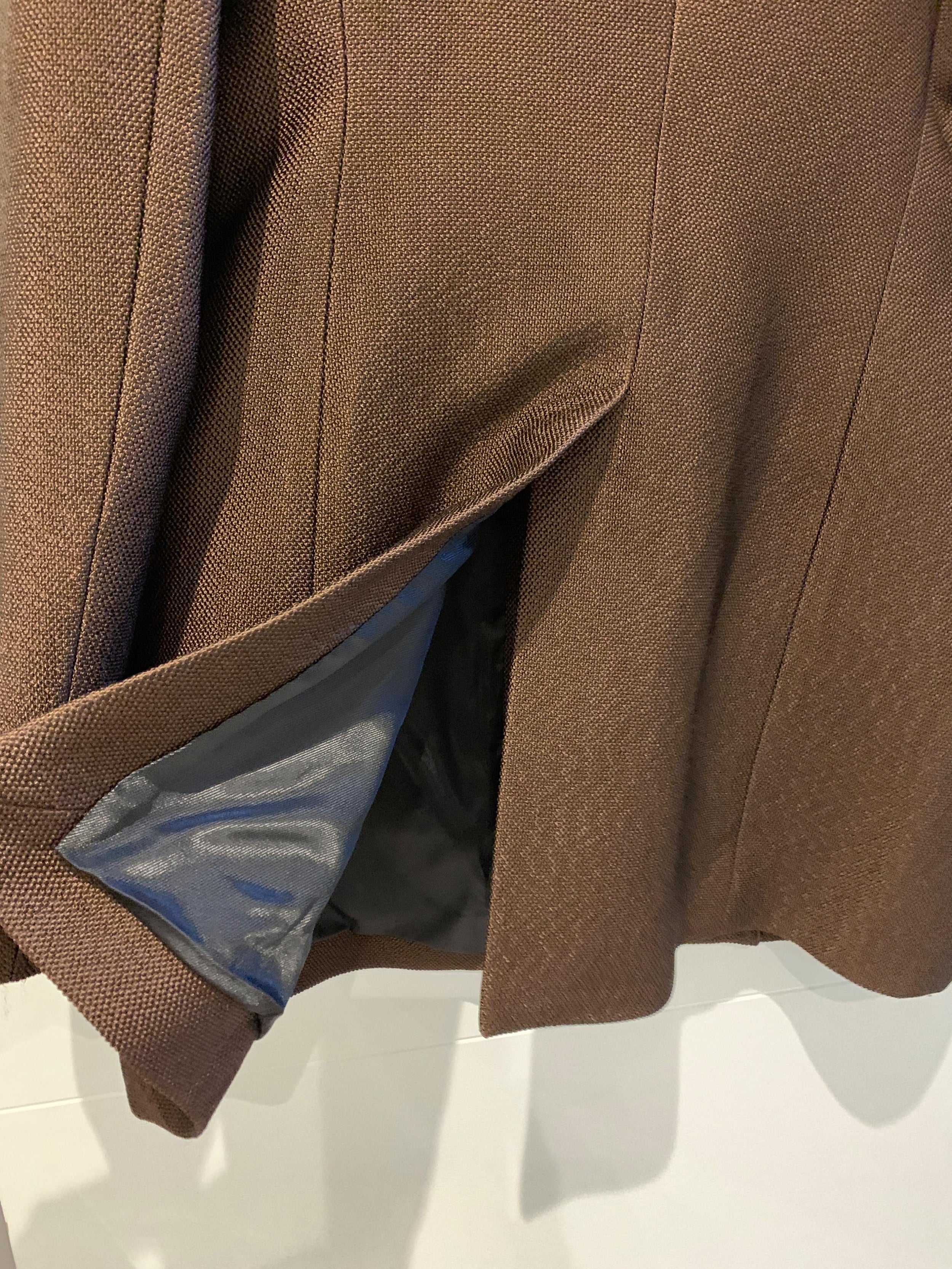 Infinity cutout basketweave blazer