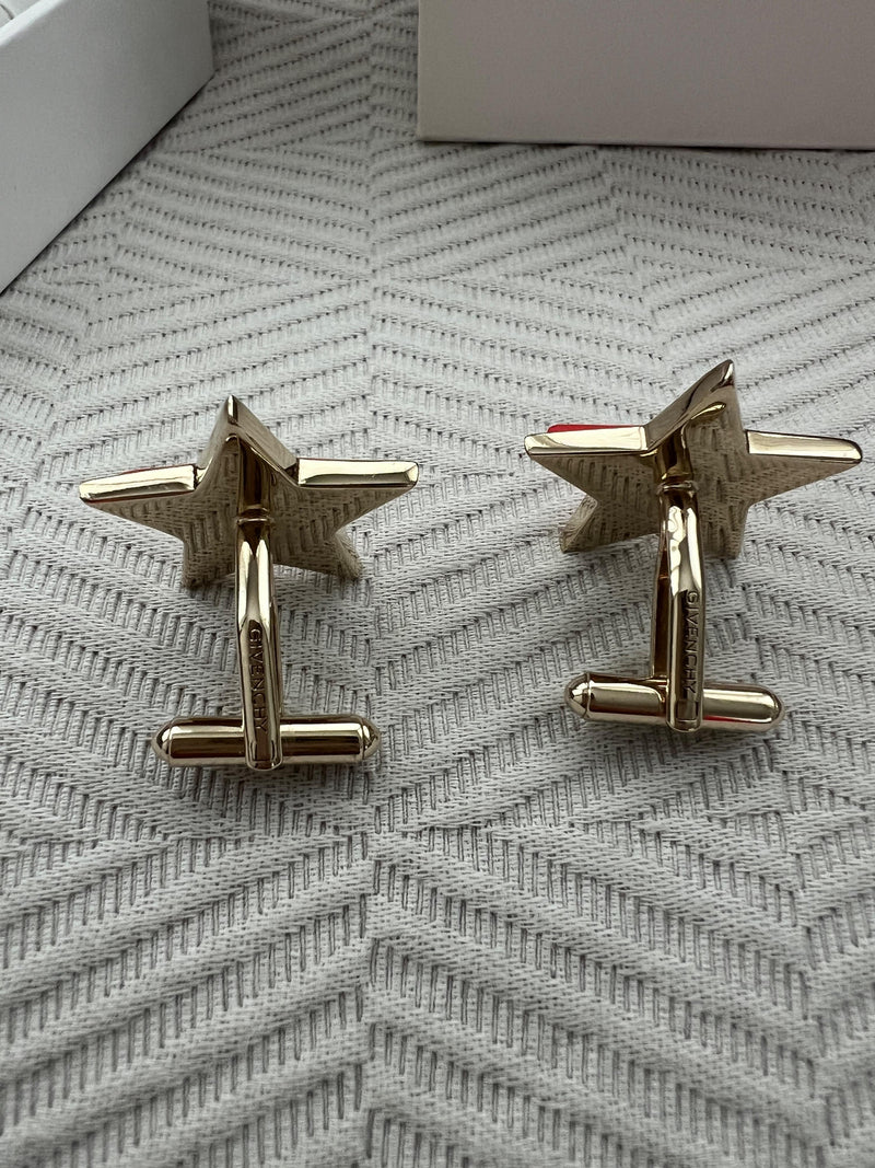 Givenchy Red Star Cuff Links