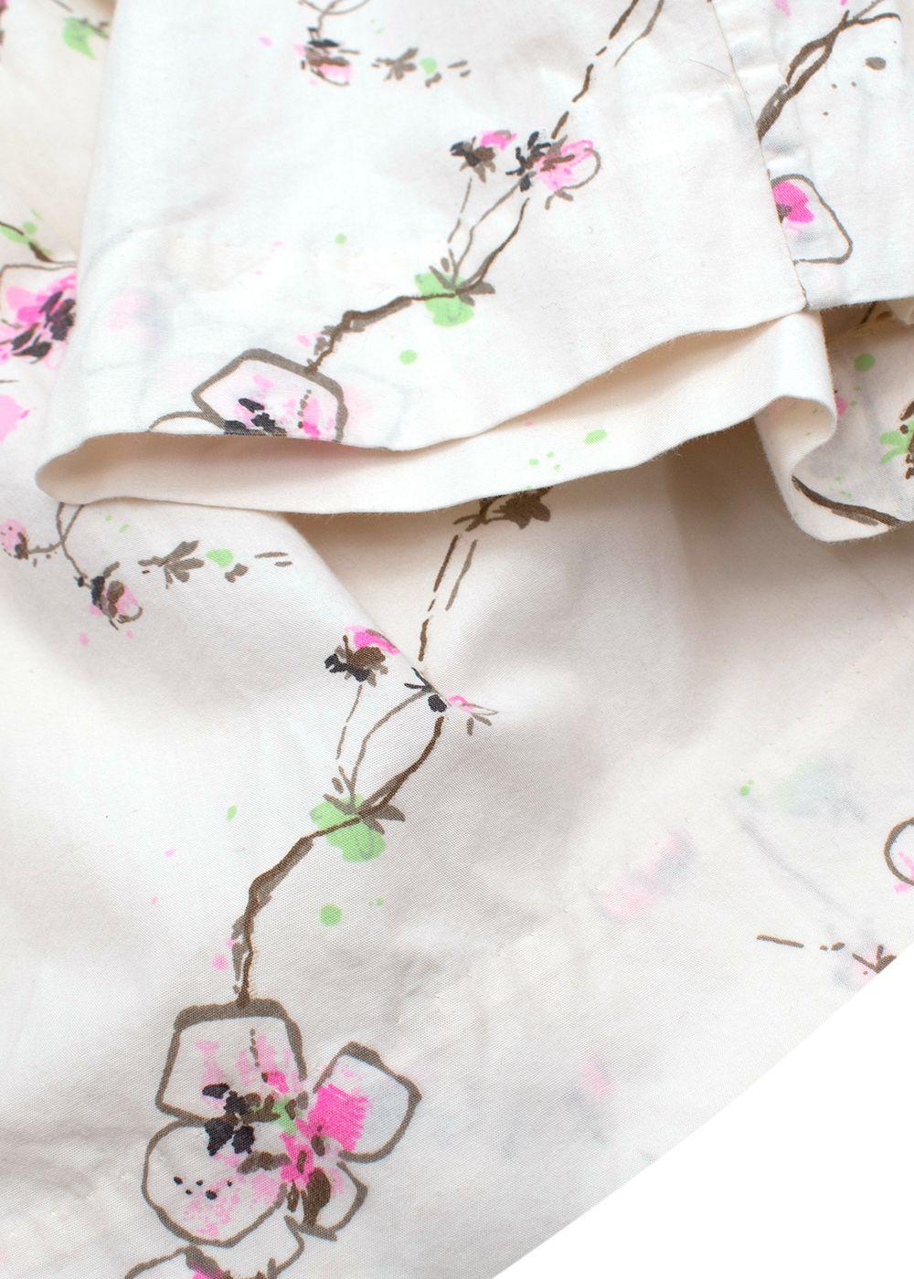Kids 10Y Floral Print Sleeveless Dress