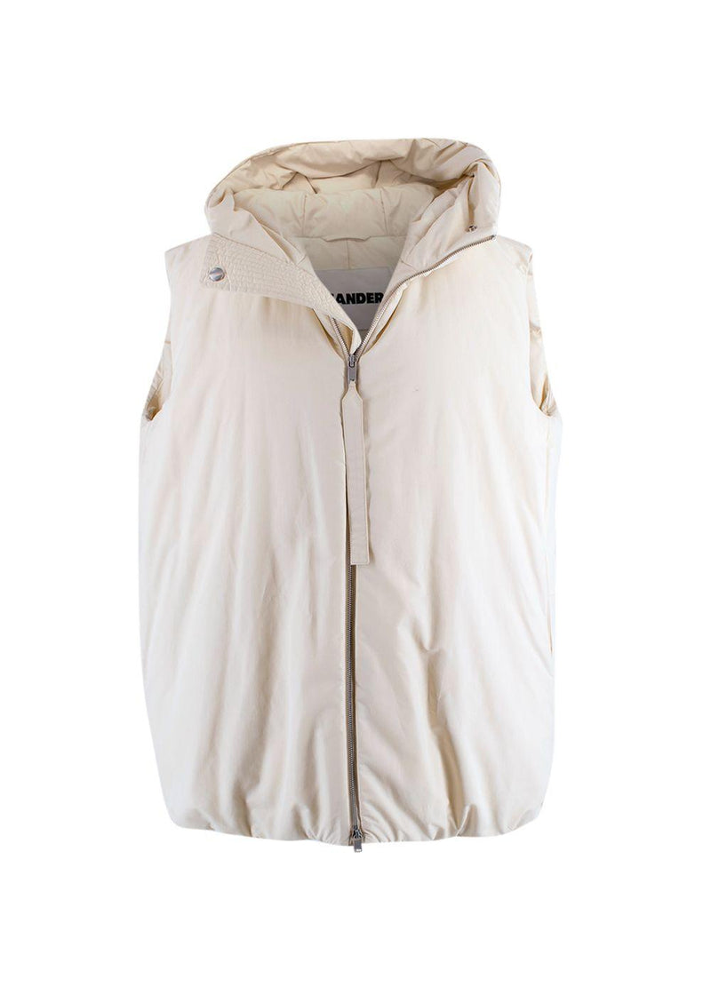 Jil Sander Vanilla Down Padded Gilet