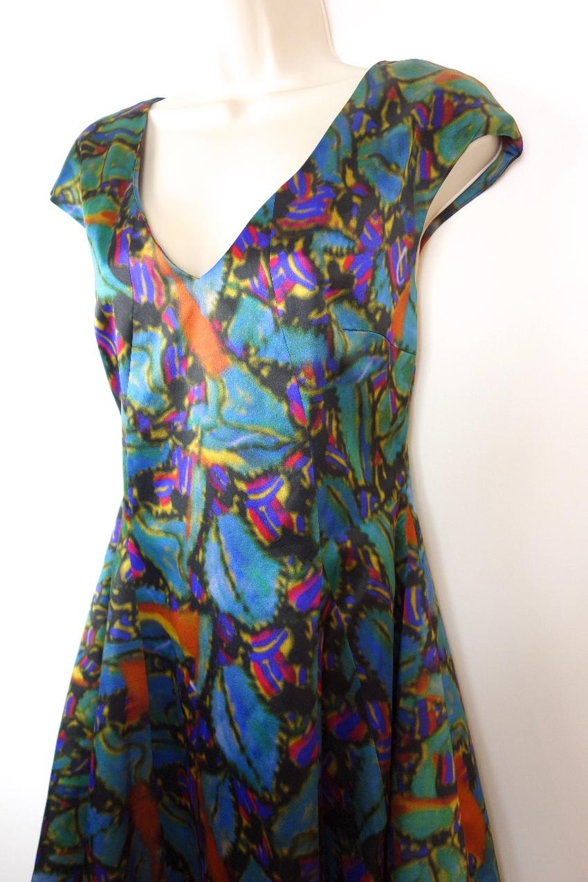 Erdem Watercolour Print Dress