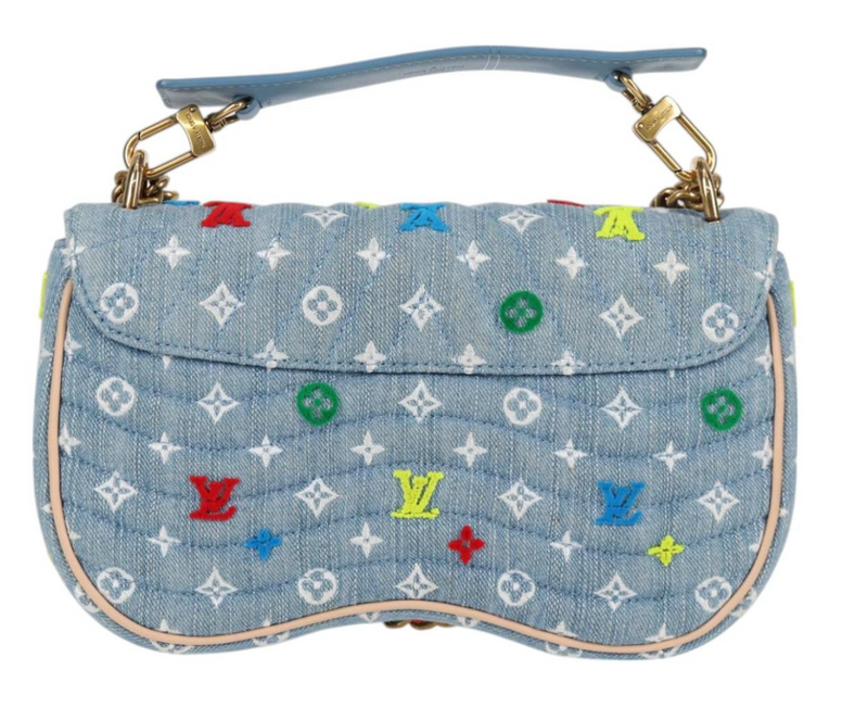 Louis Vuitton Monogram Light Denim New Wave Bag