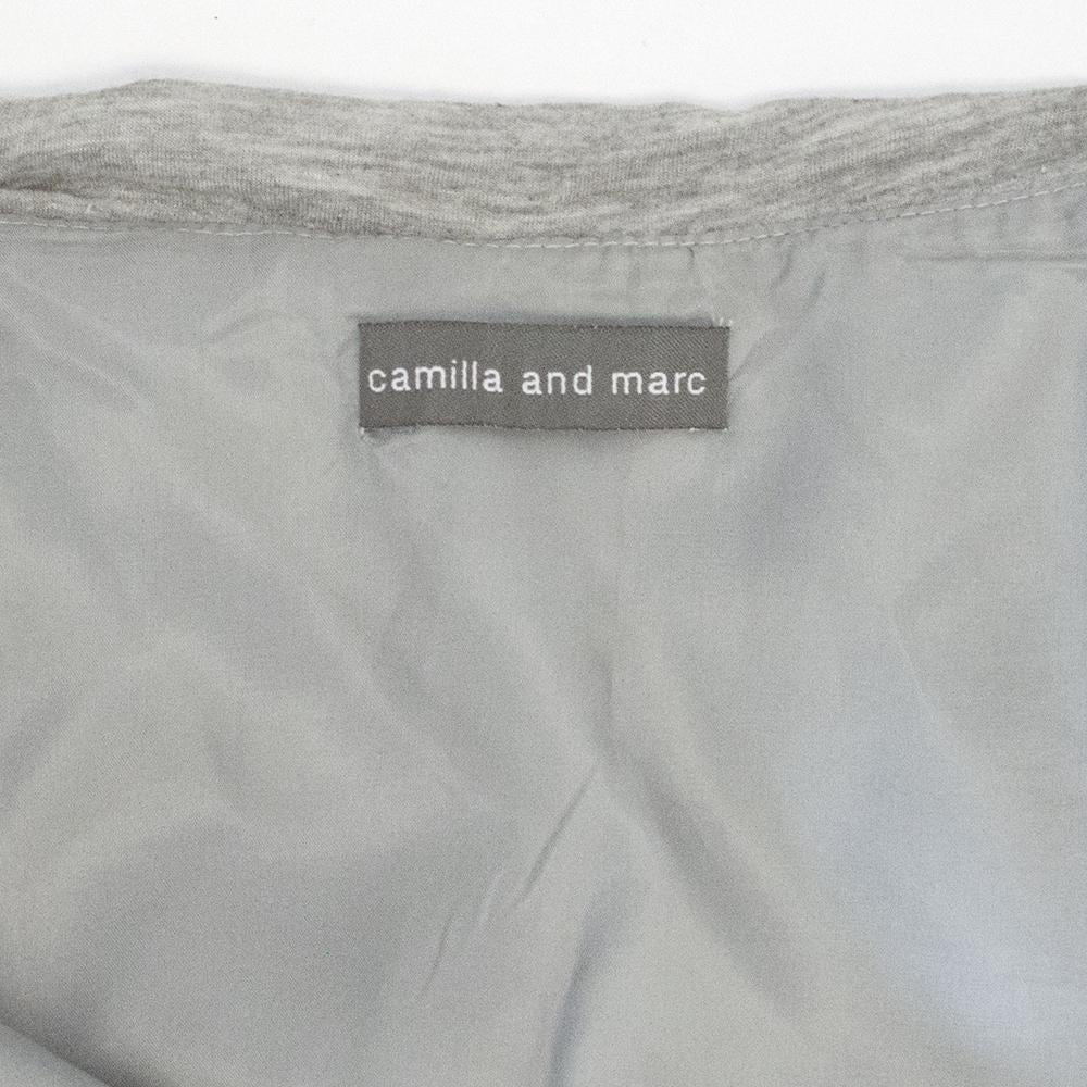 Camila and Marc Grey Strapless dress