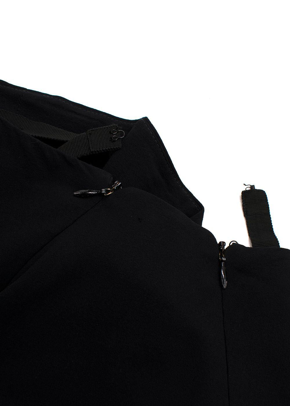 Chanel Black Floaty Silk Midi Skirt