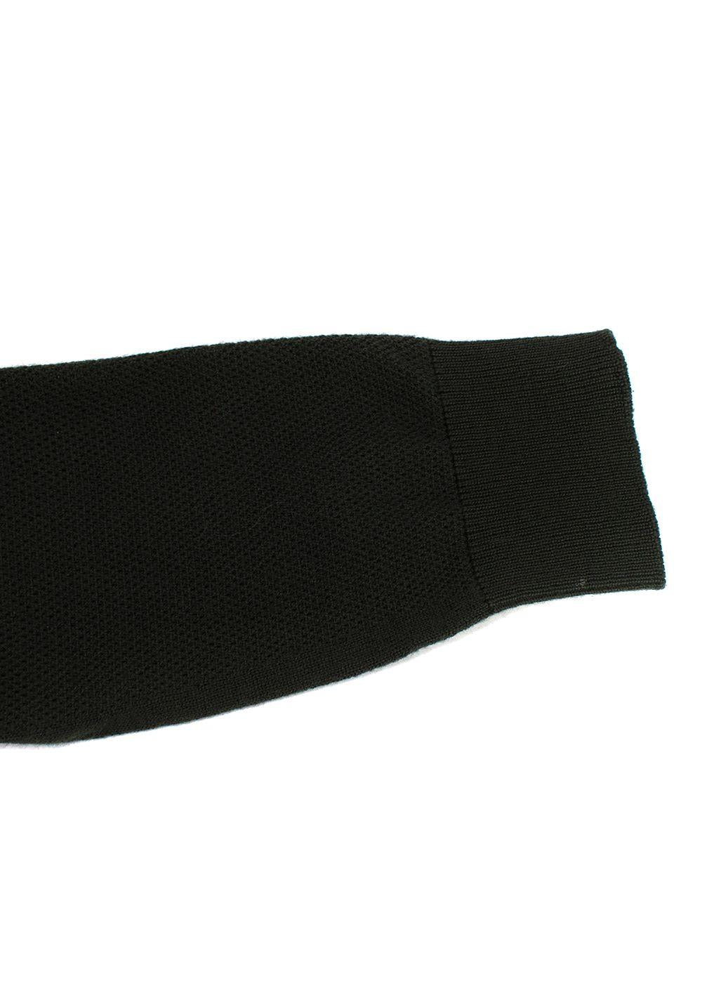 green/Leo print turtleneck