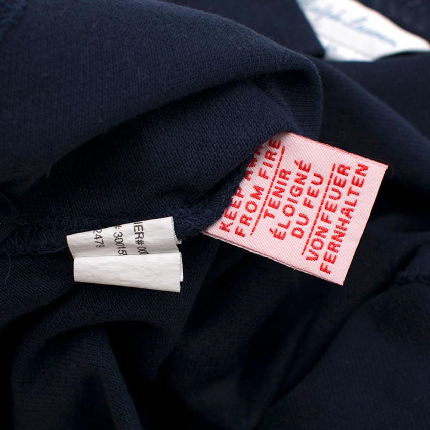 Ralph Lauren Girls 6M Navy Long-sleeved Polo Shirt