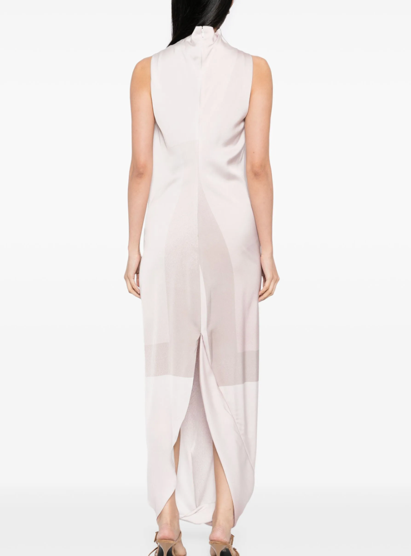 Jean Paul Gaultier Maxi Bustier-Print Dress
