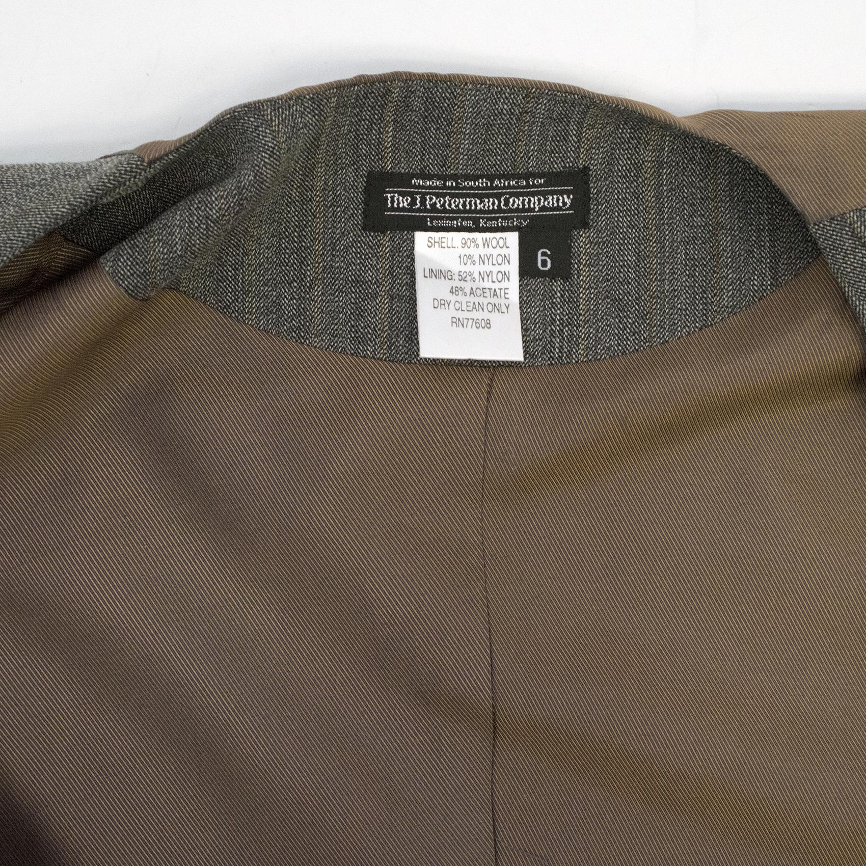 J Peterman Company Wool Blend Waistcoat