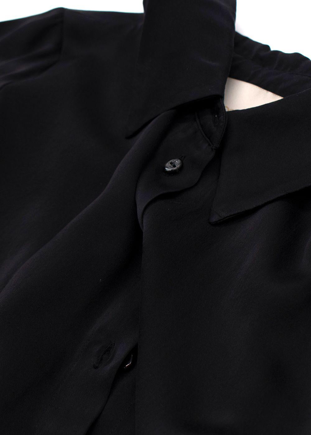Momoni Black 'Arles' Silk Shirt