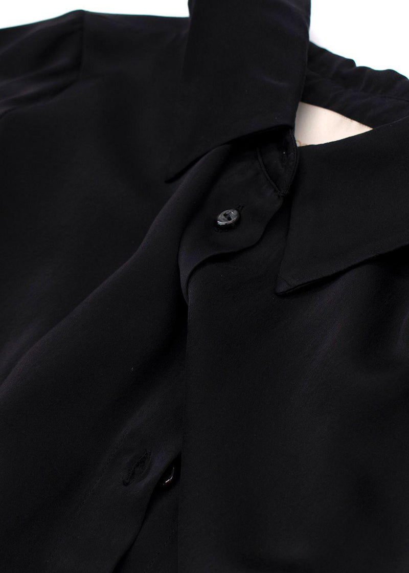 Momoni Black 'Arles' Silk Shirt
