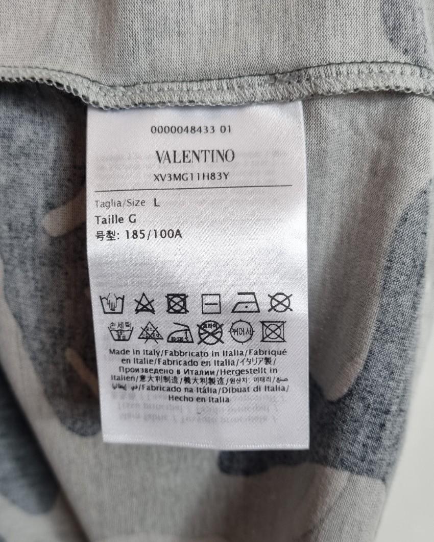 Valentino Camo Print T-Shirt
