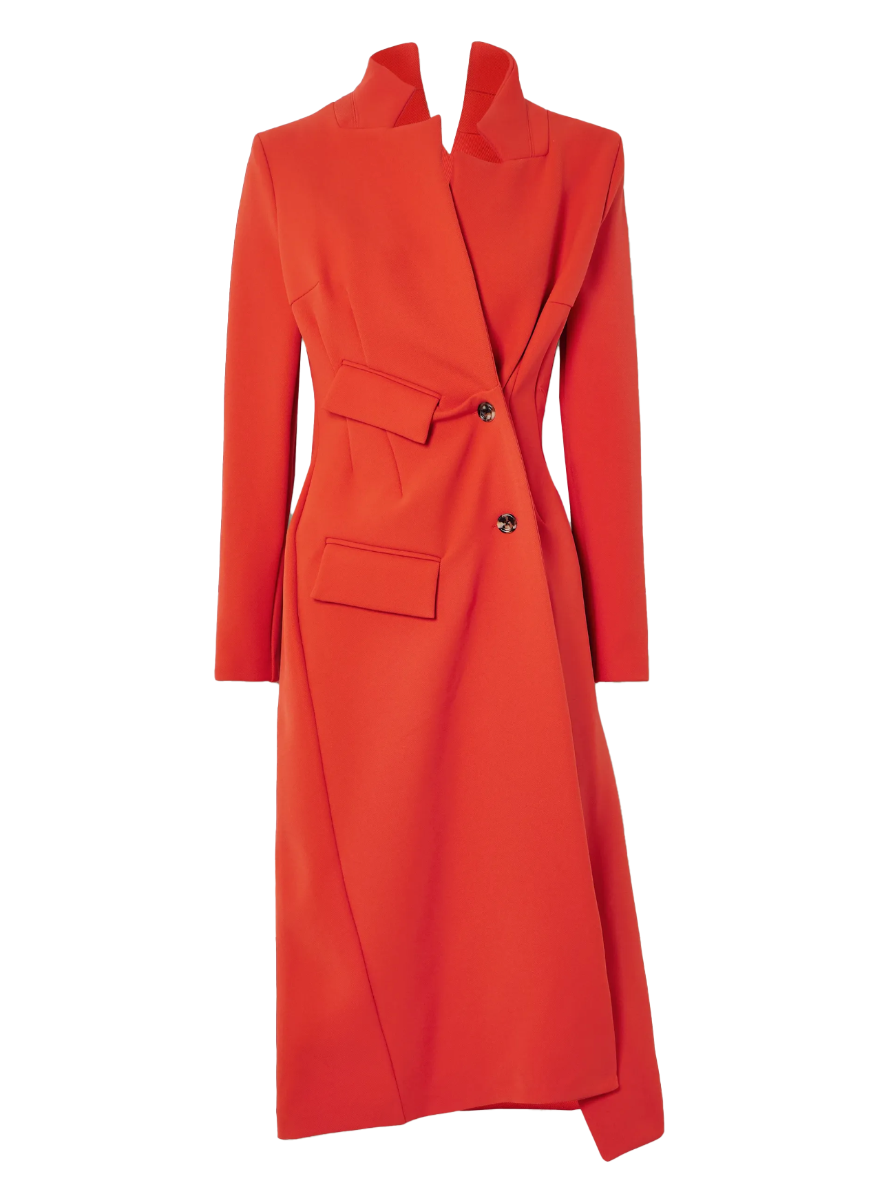 A.W.A.K.E. Mode Asymmetric Stretch-Twill Coat