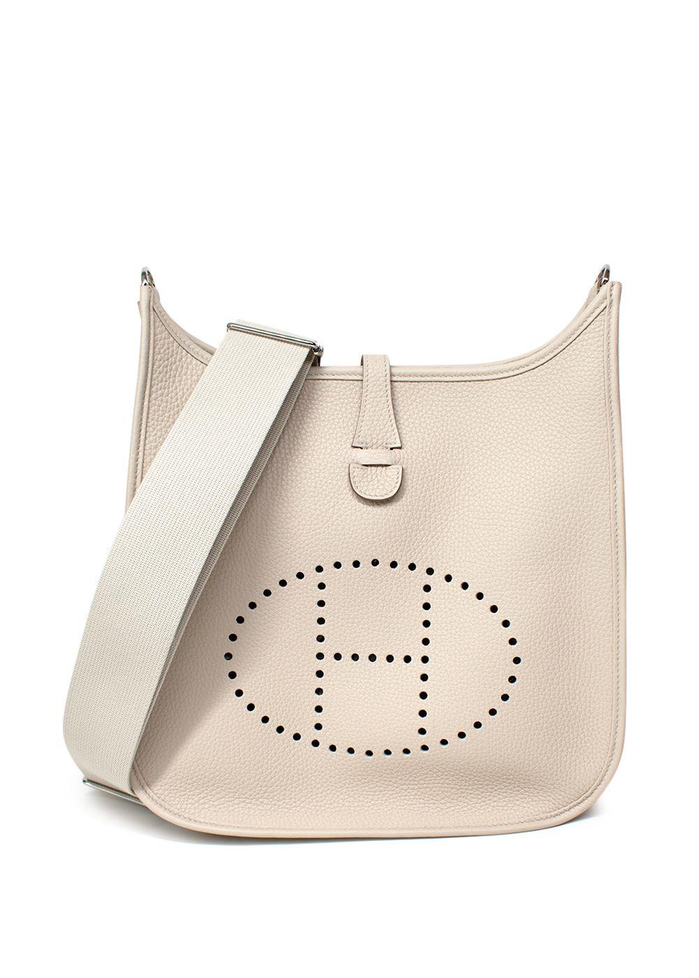 Hermes Beton Evelyn with Palladium Hardware