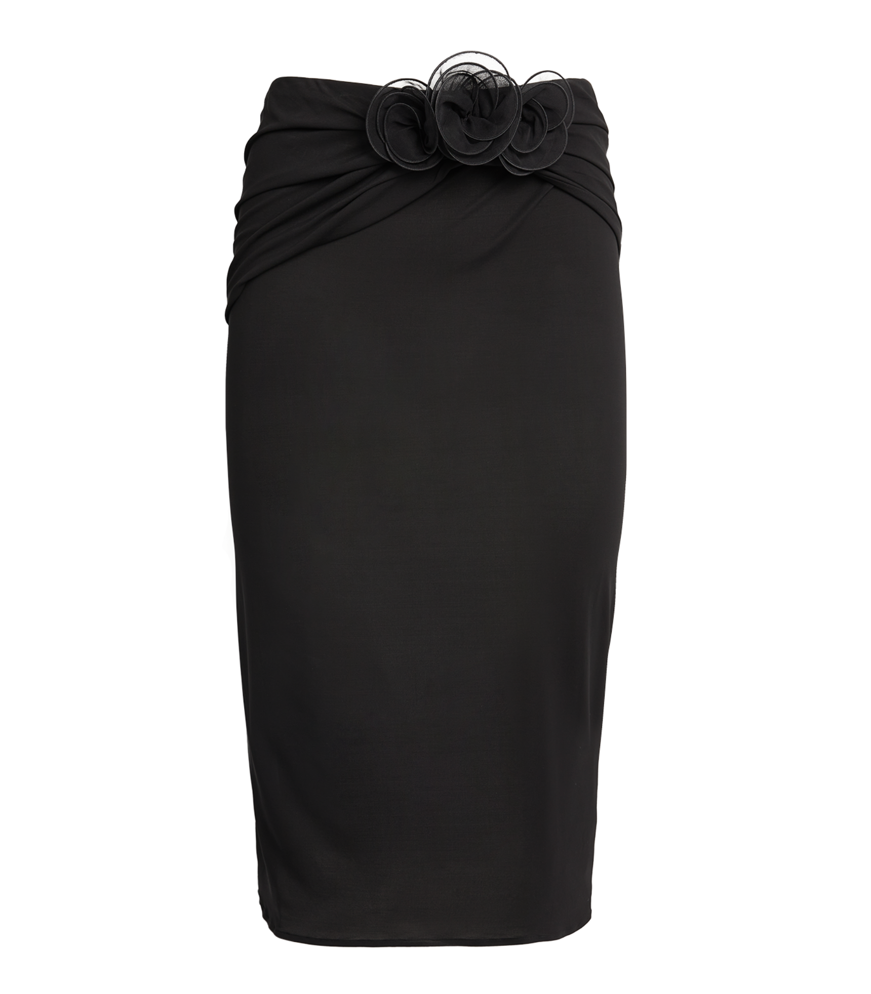 Magda Butrym Floral-Appliqué Pencil Skirt