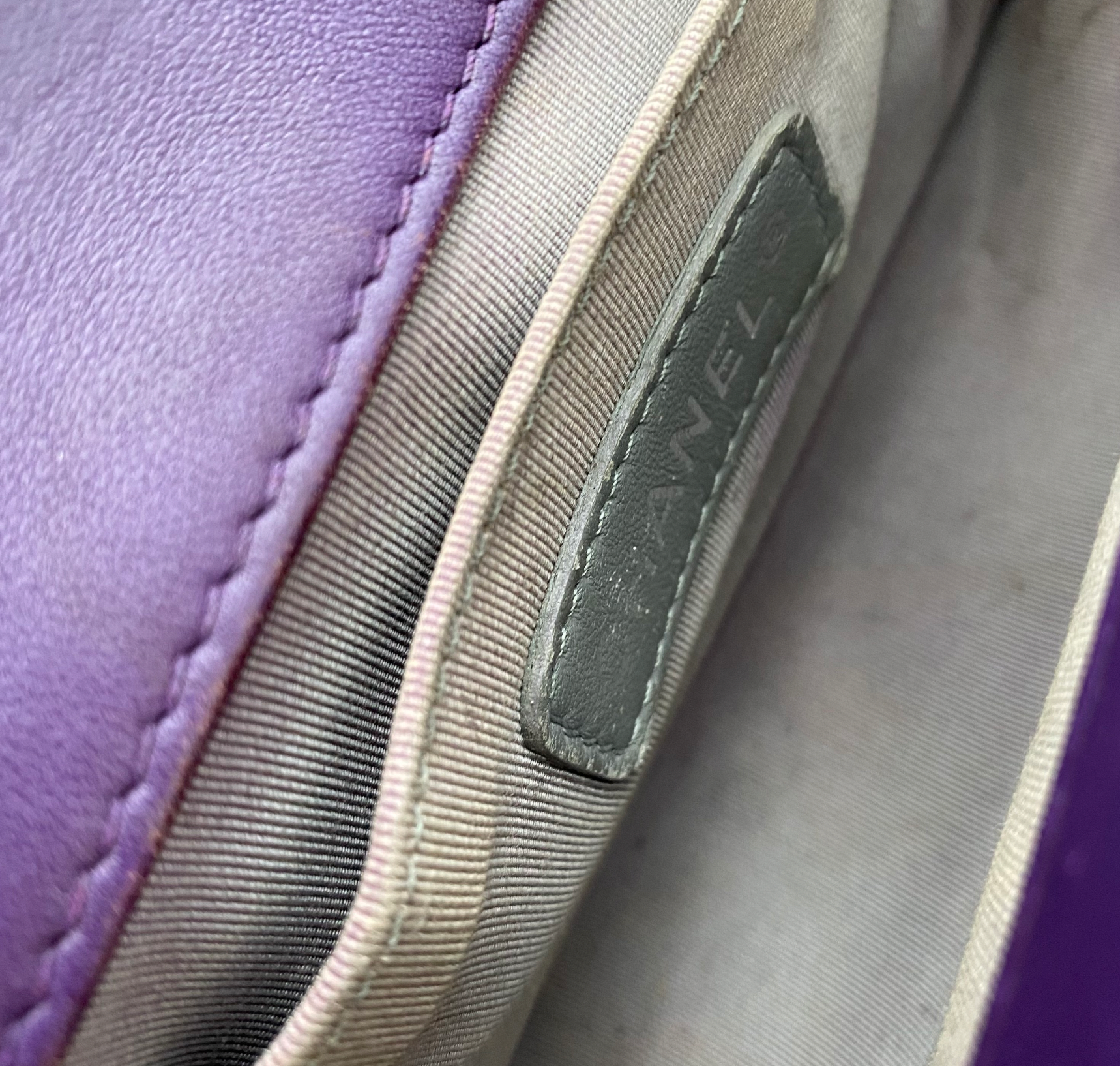 Chanel Plum Velvet Boy Bag
