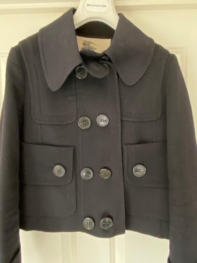 Burberry Prorsum Black Wool Jacket