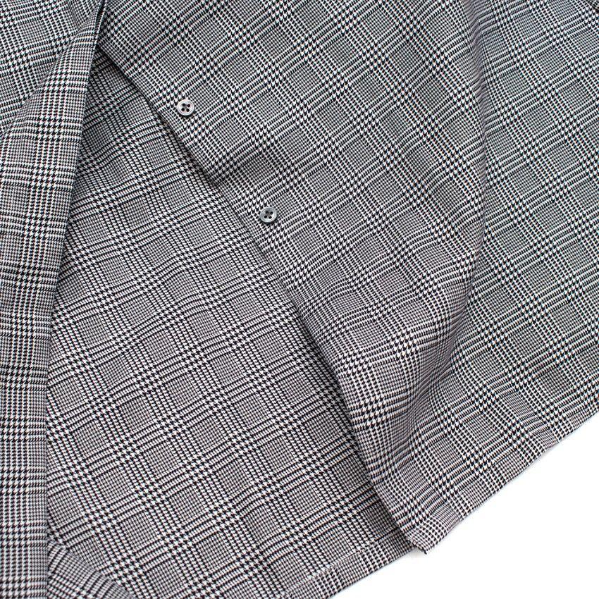 PDN London Prince of Wales Check Cotton Shirt Dress