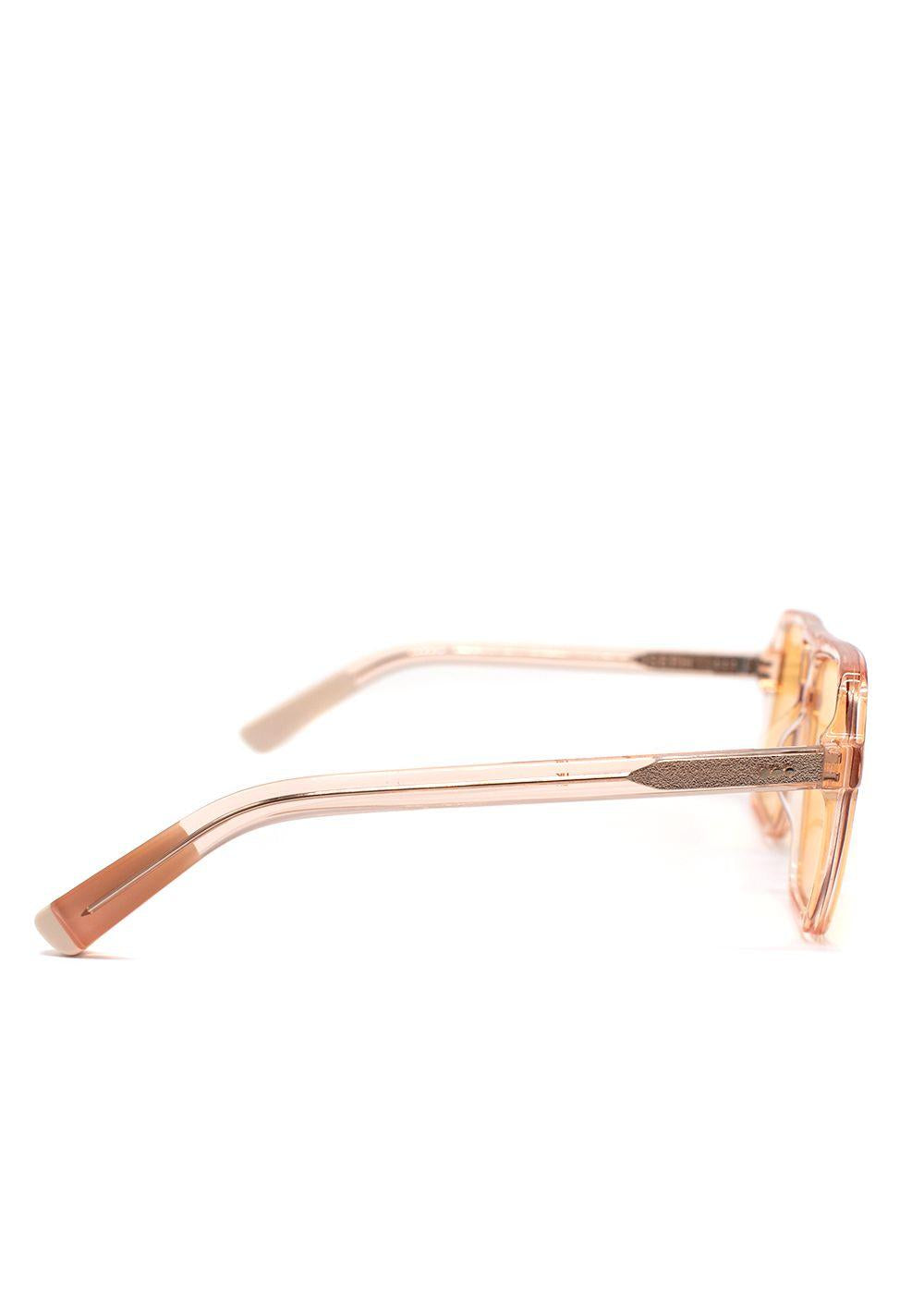 Joseph Apricot Aviator Square Sunglasses