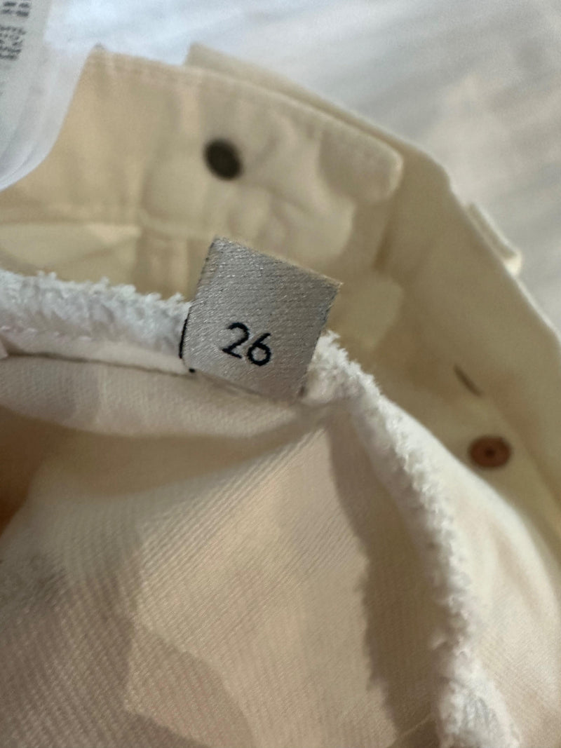 Gucci White Denim Shorts