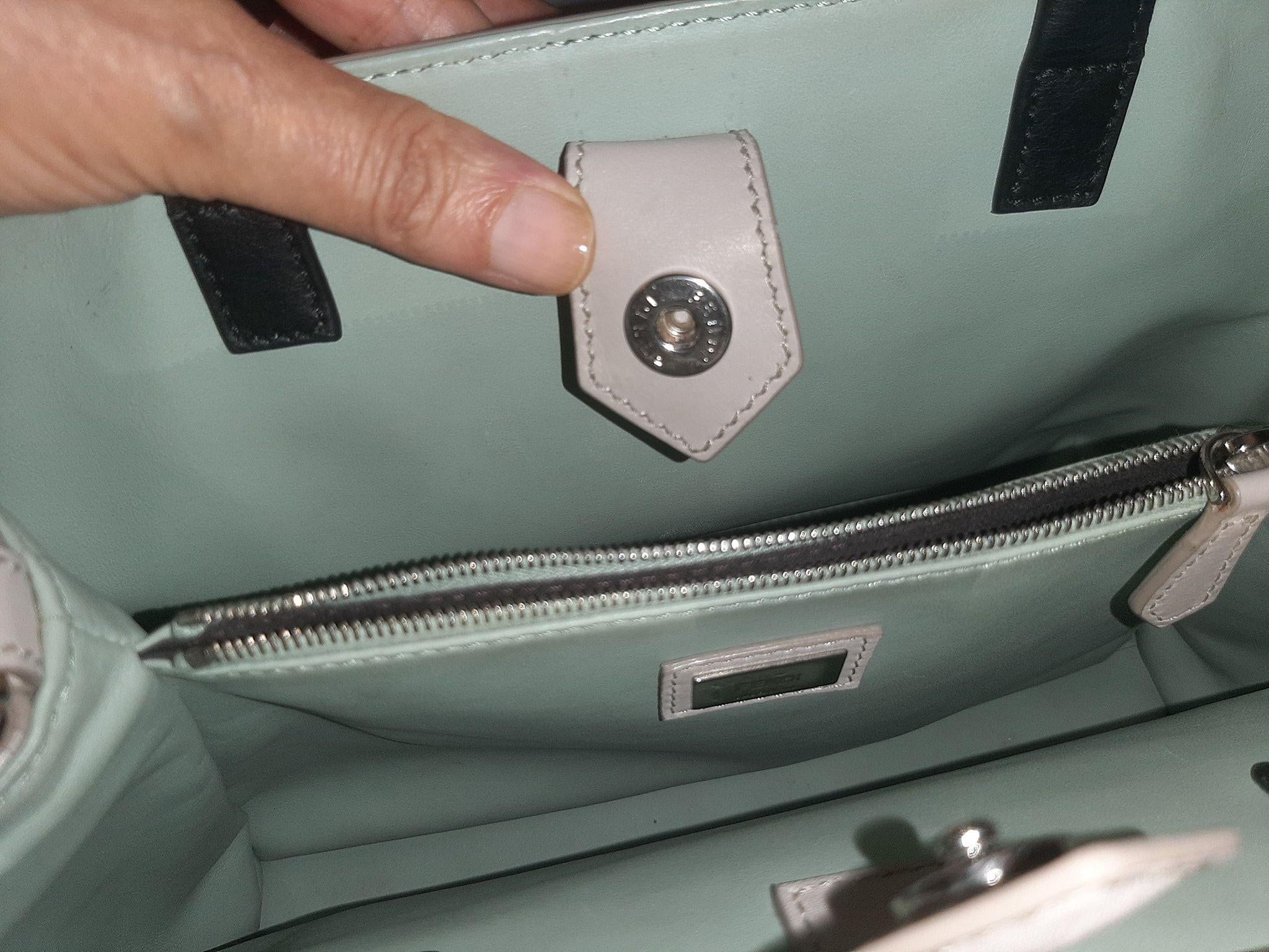 Pink leather Monster Mini 2Jours bag