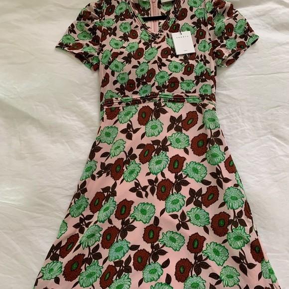 Sandro Floral Print multicolored Dress