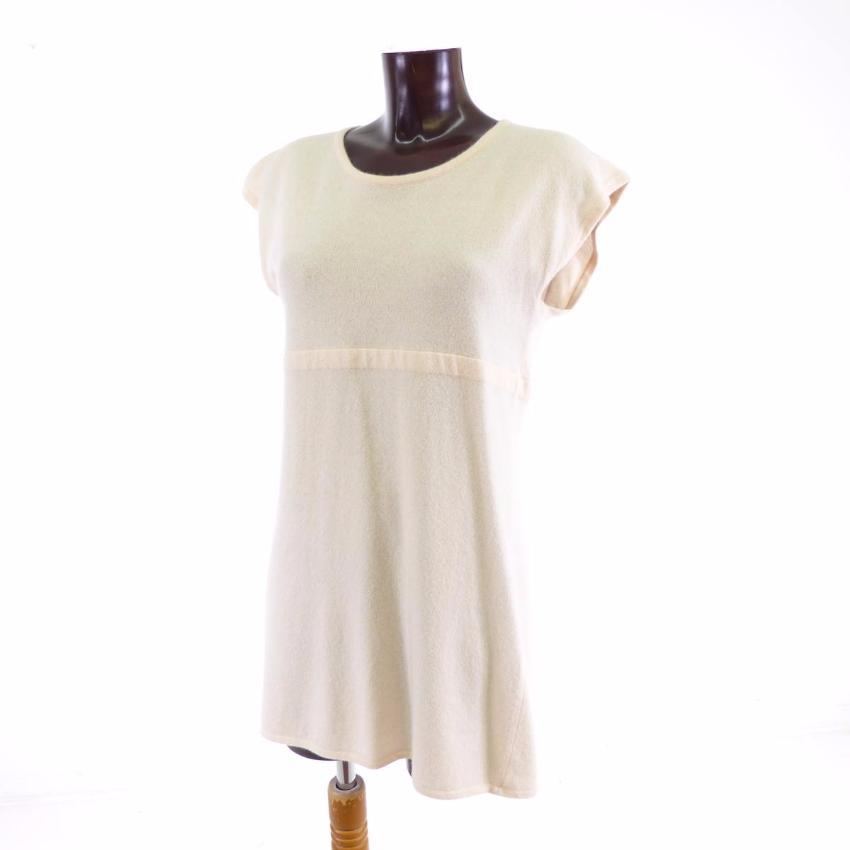 Chloe Girls Nude Sleeveless Cashemere Dress