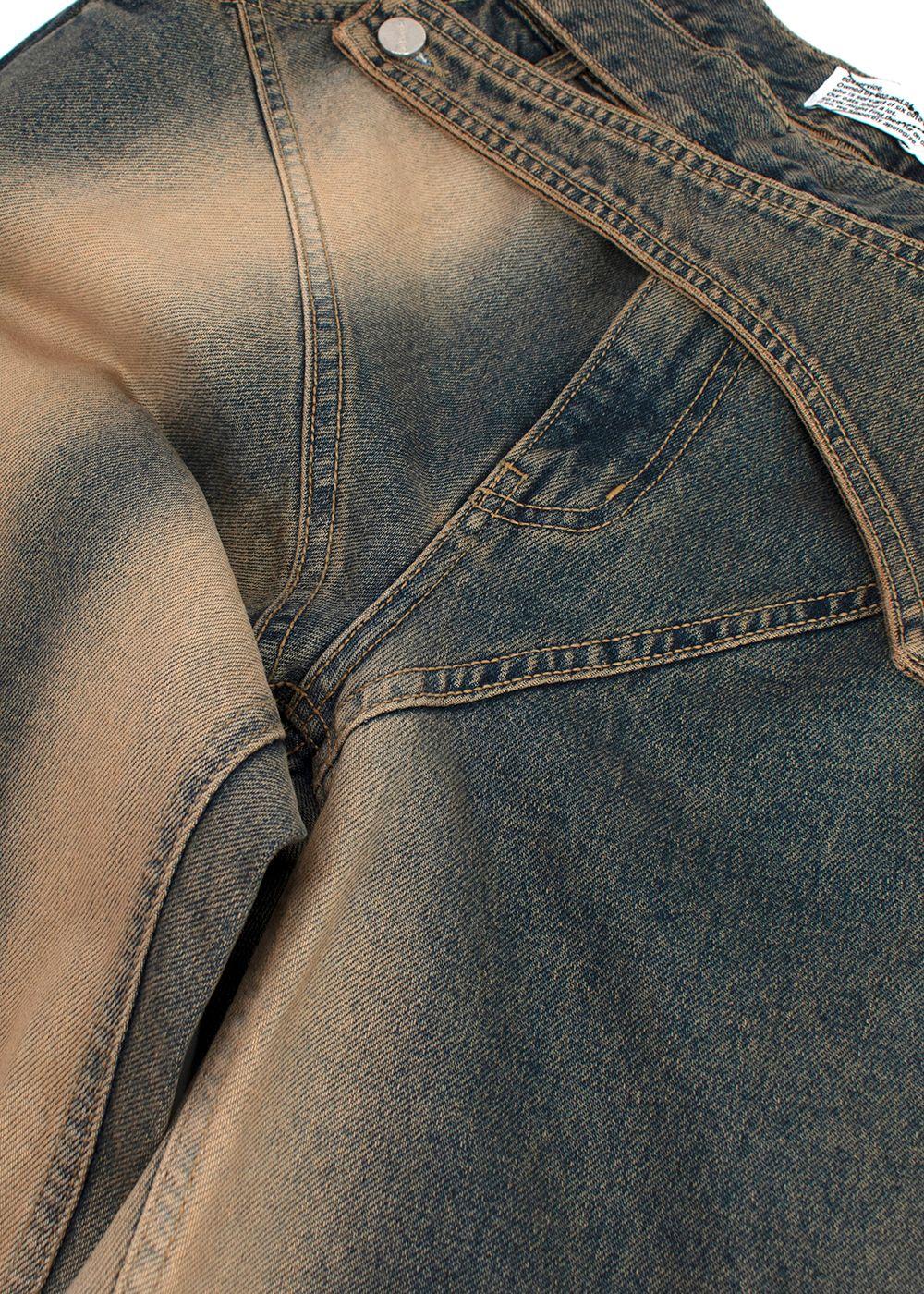 604Service Double Layer Jeans