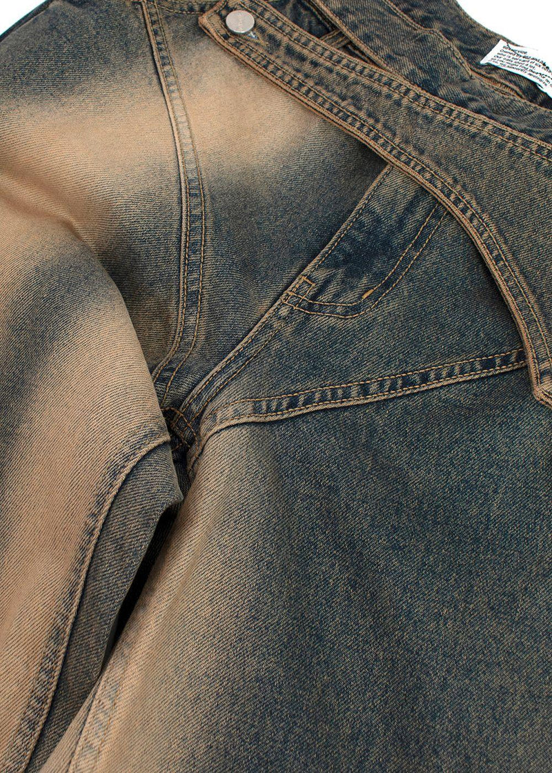 604Service Double Layer Jeans