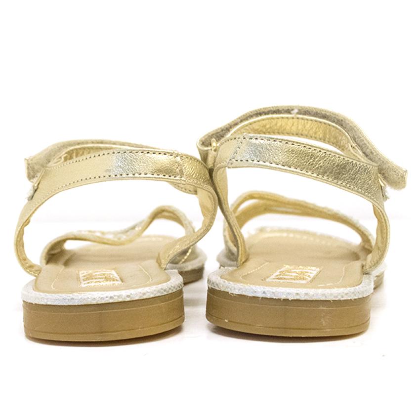 Step 2wo Girls Gold Sandls