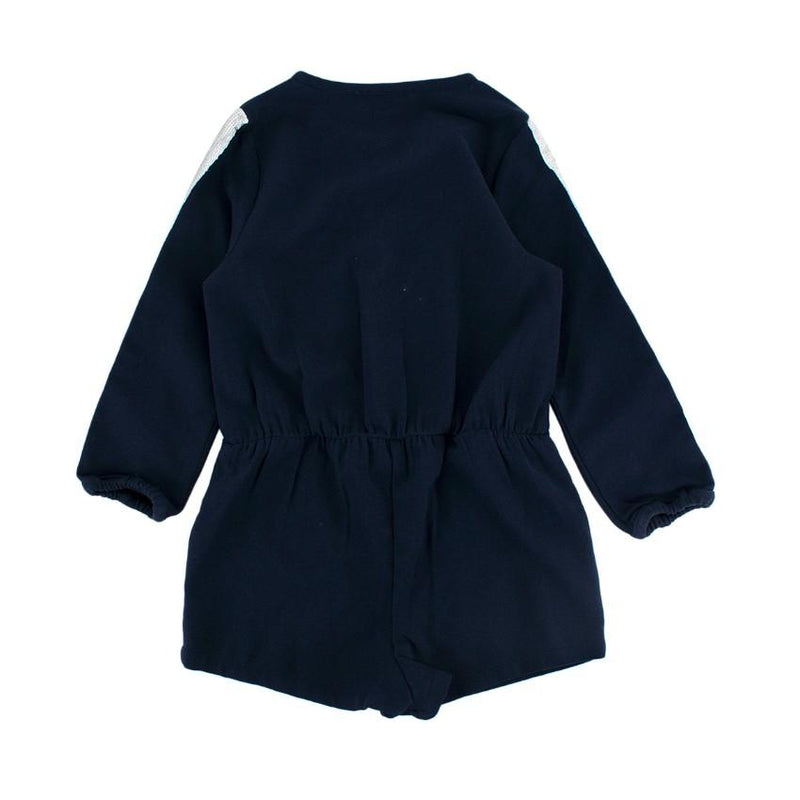 Wild & Gorgeous Navy & Metallic Sequin Romper 4-5Y