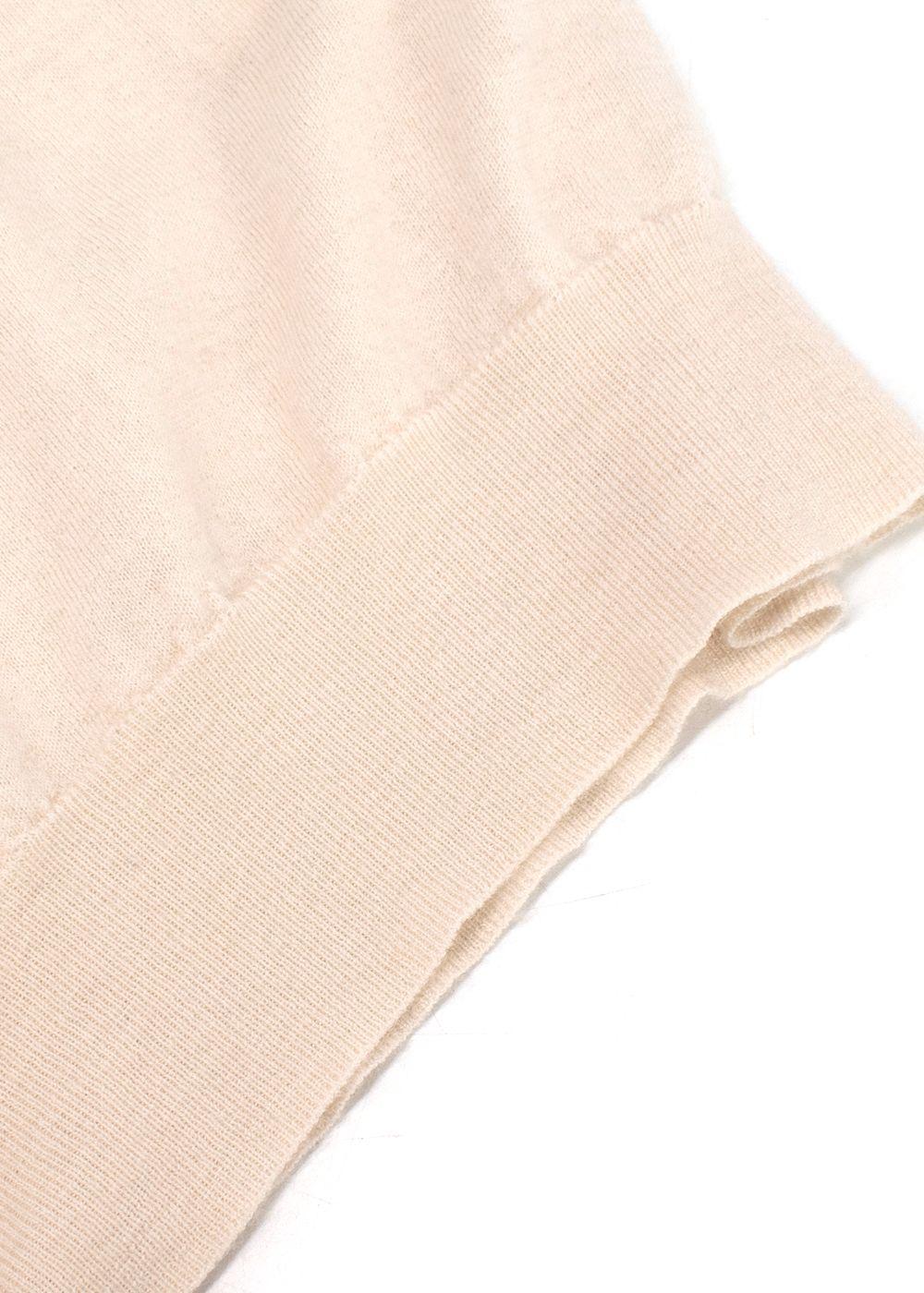 LouLou Studio Cream Wool Turtleneck Sweater