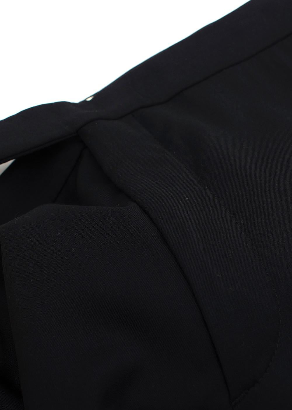 Ralph Lauren Black Tailored Wool Suit Trousers