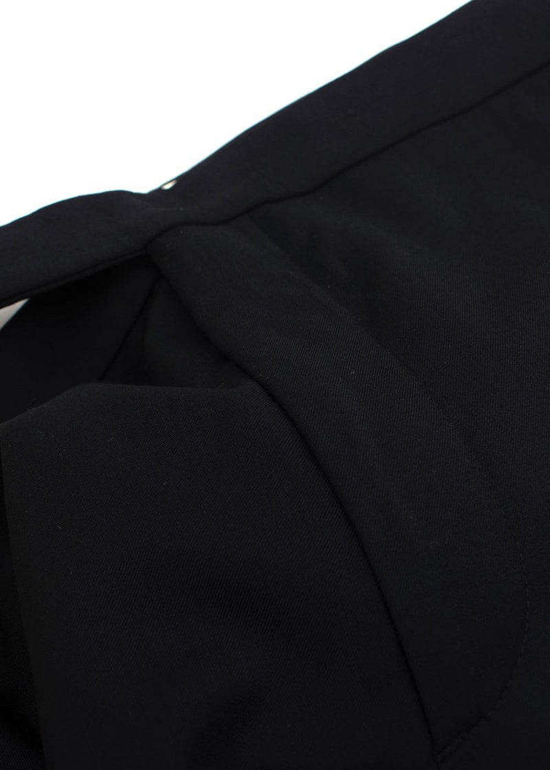 Ralph Lauren Black Tailored Wool Suit Trousers