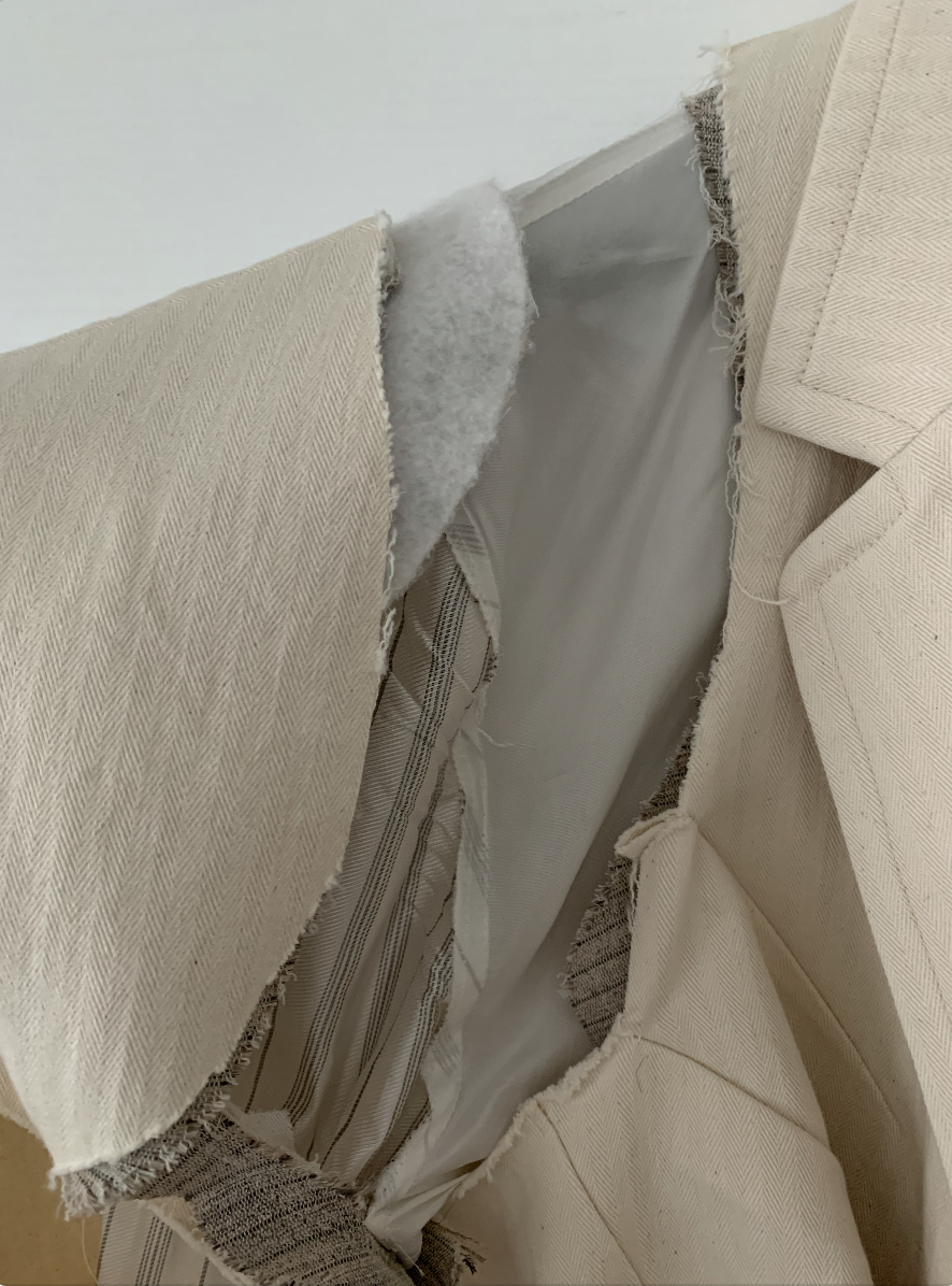 Maison Martin Margiela Deconstructed Cotton Trench Coat