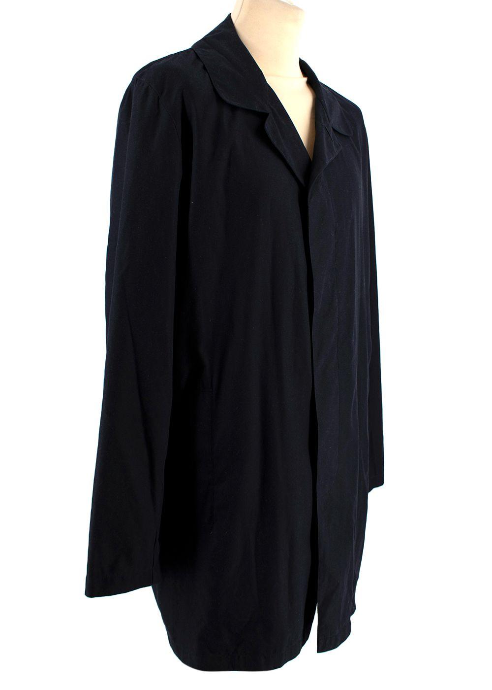 Aquascutum Black Polyester Coat