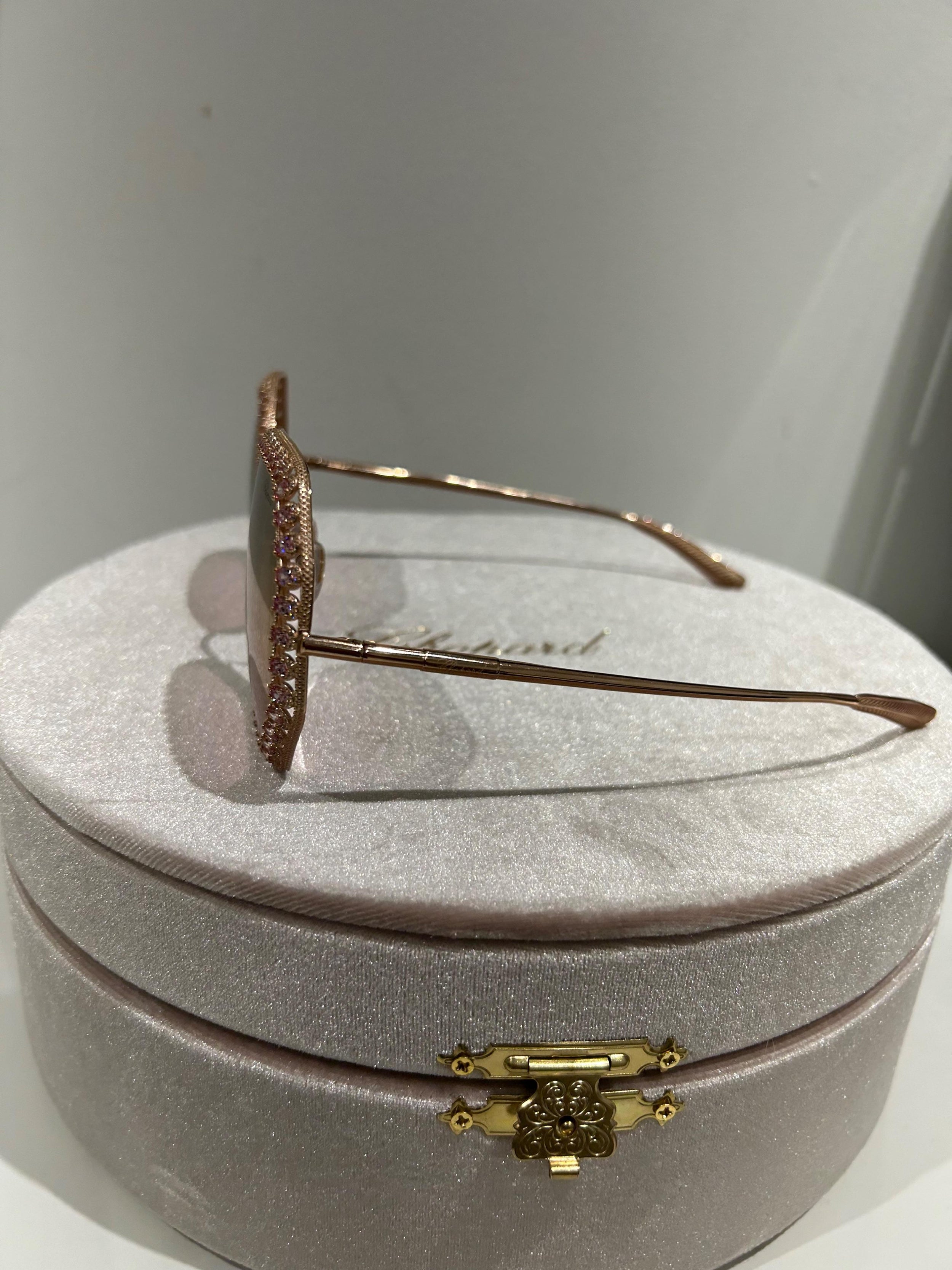 Pink Crystal Red Carpet Sunglasses