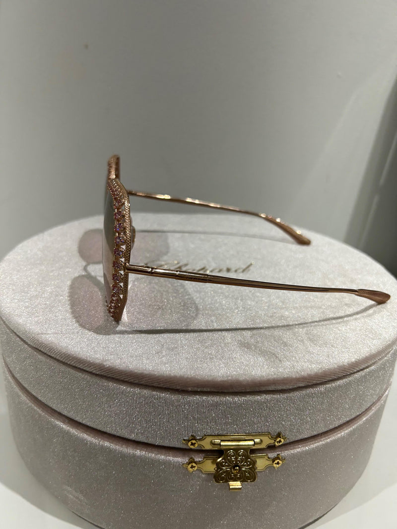 Pink Crystal Red Carpet Sunglasses