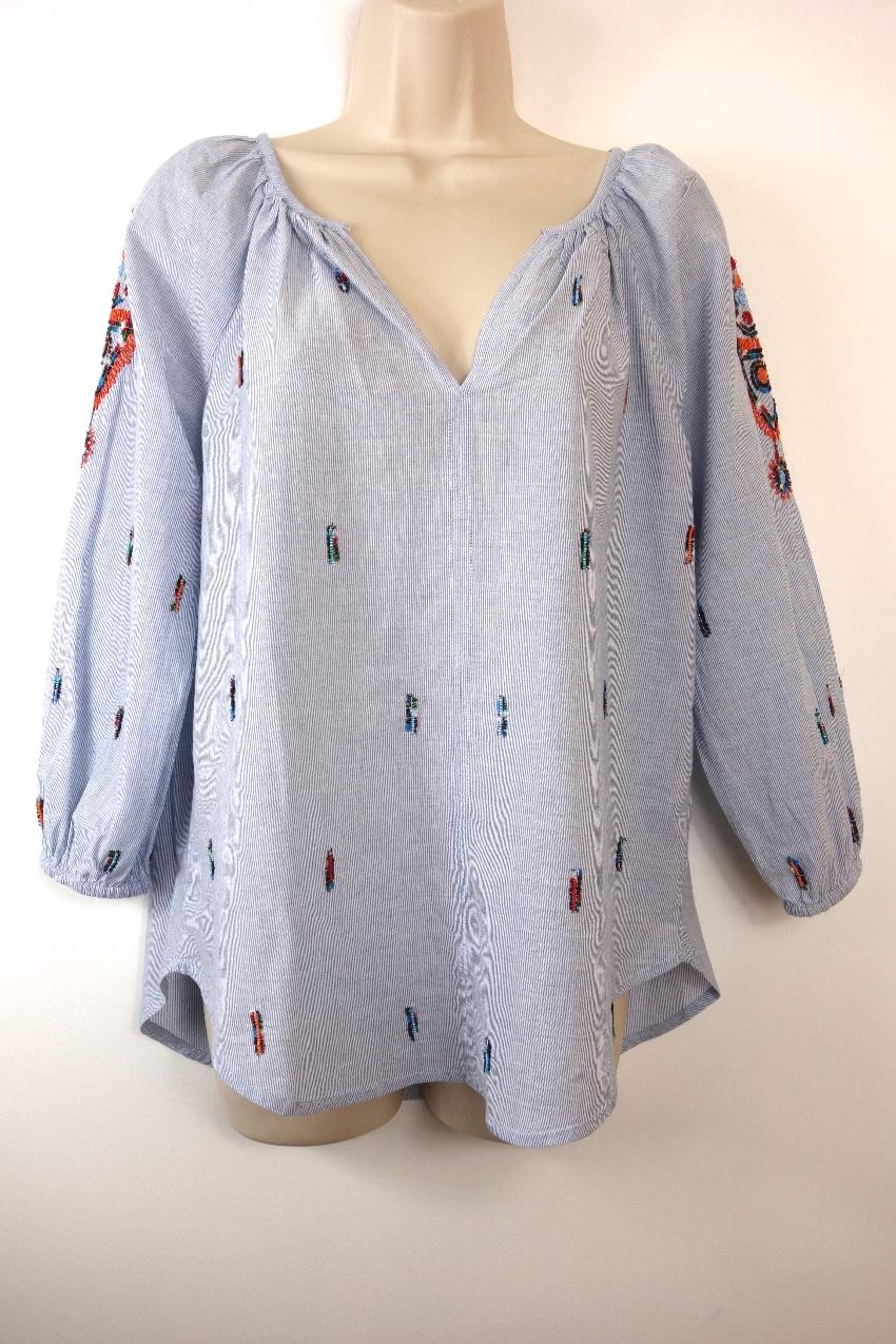 Velvet by Graham & Spencer Shailene Embroidered Blouse