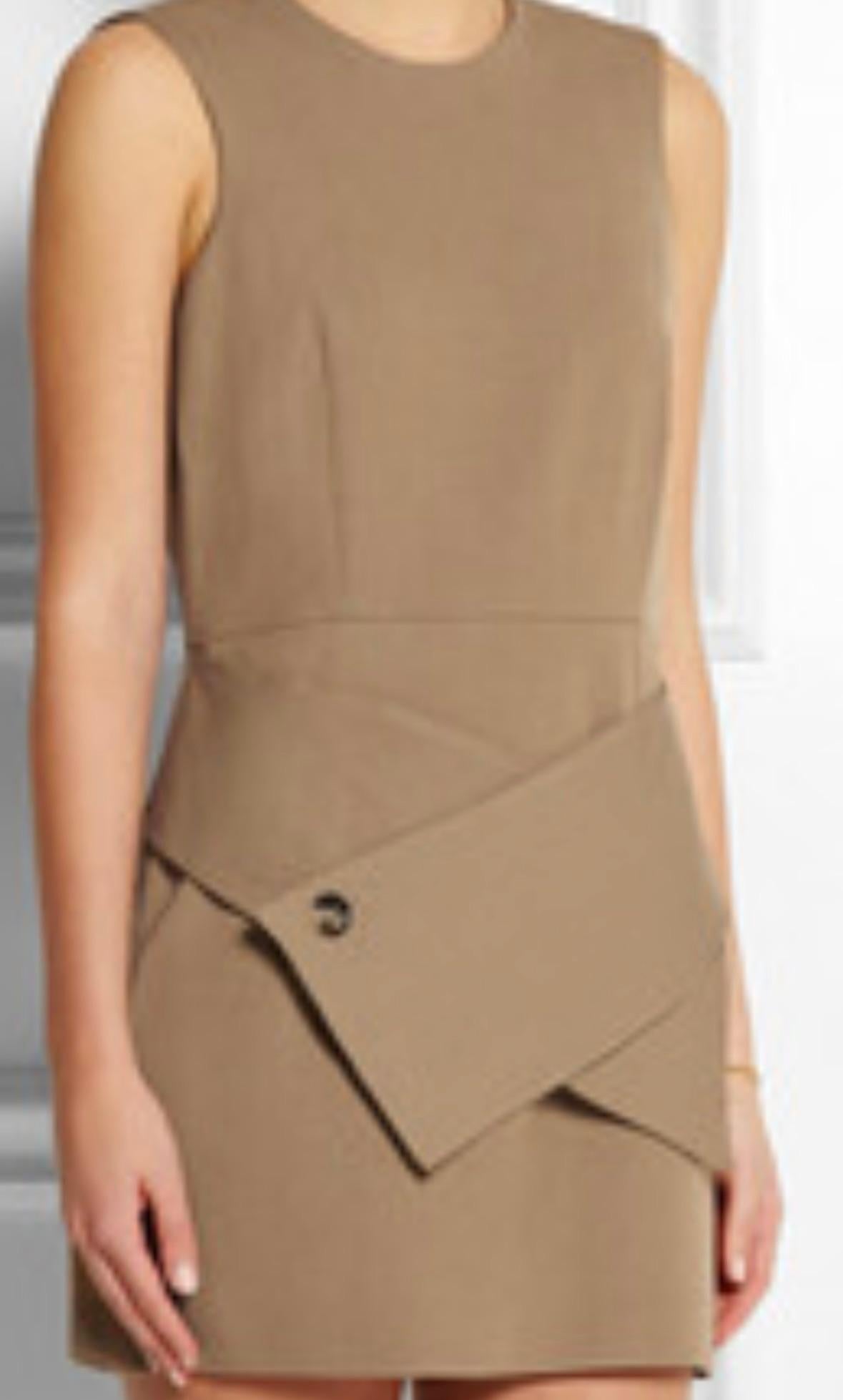 JW Anderson Brown Mini Skirt