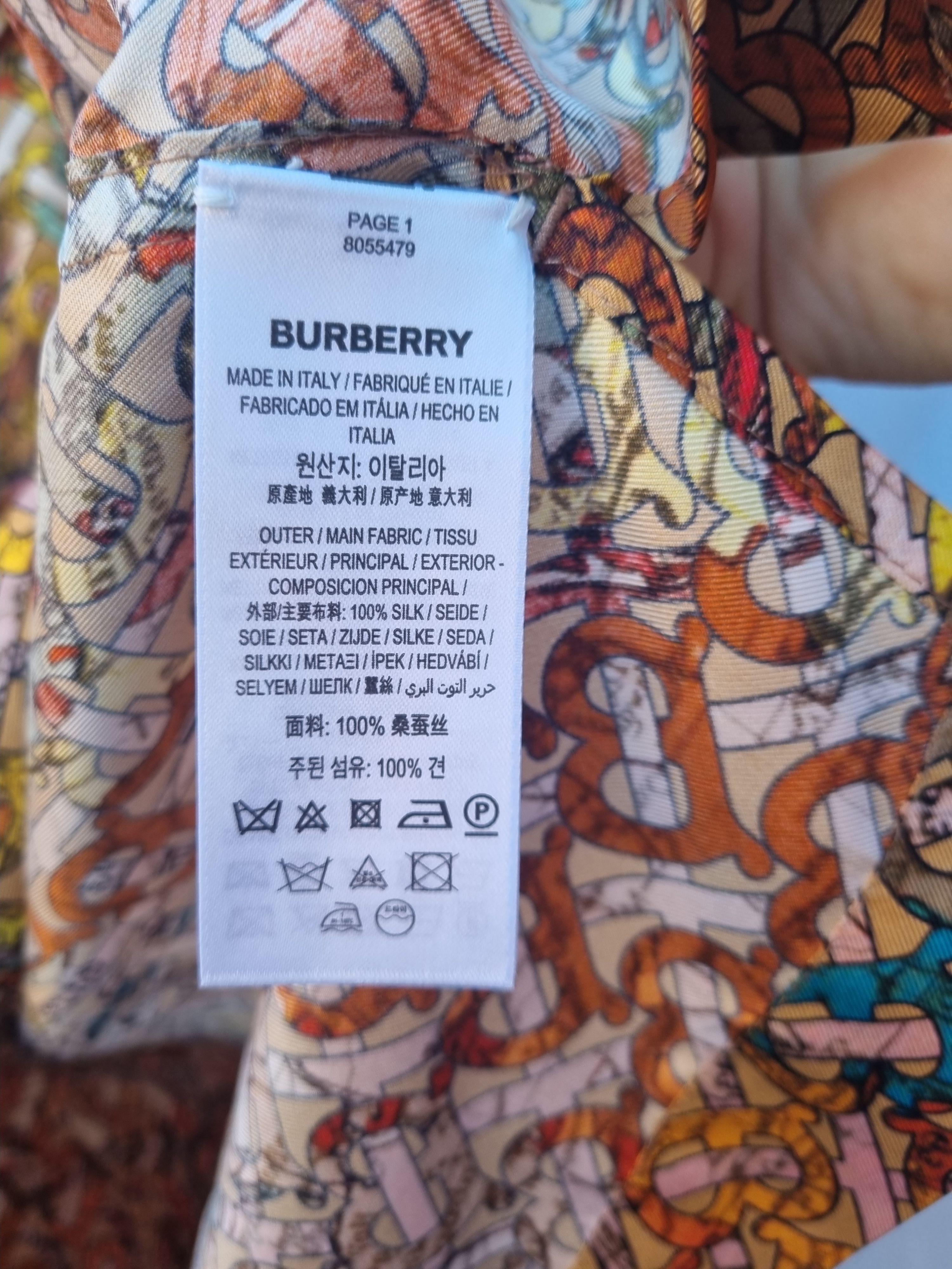 multicolour cotton map print shirt