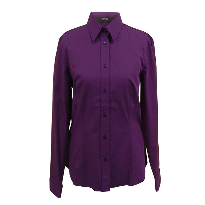 Boss Hugo Boss Purple Cotton Shirt