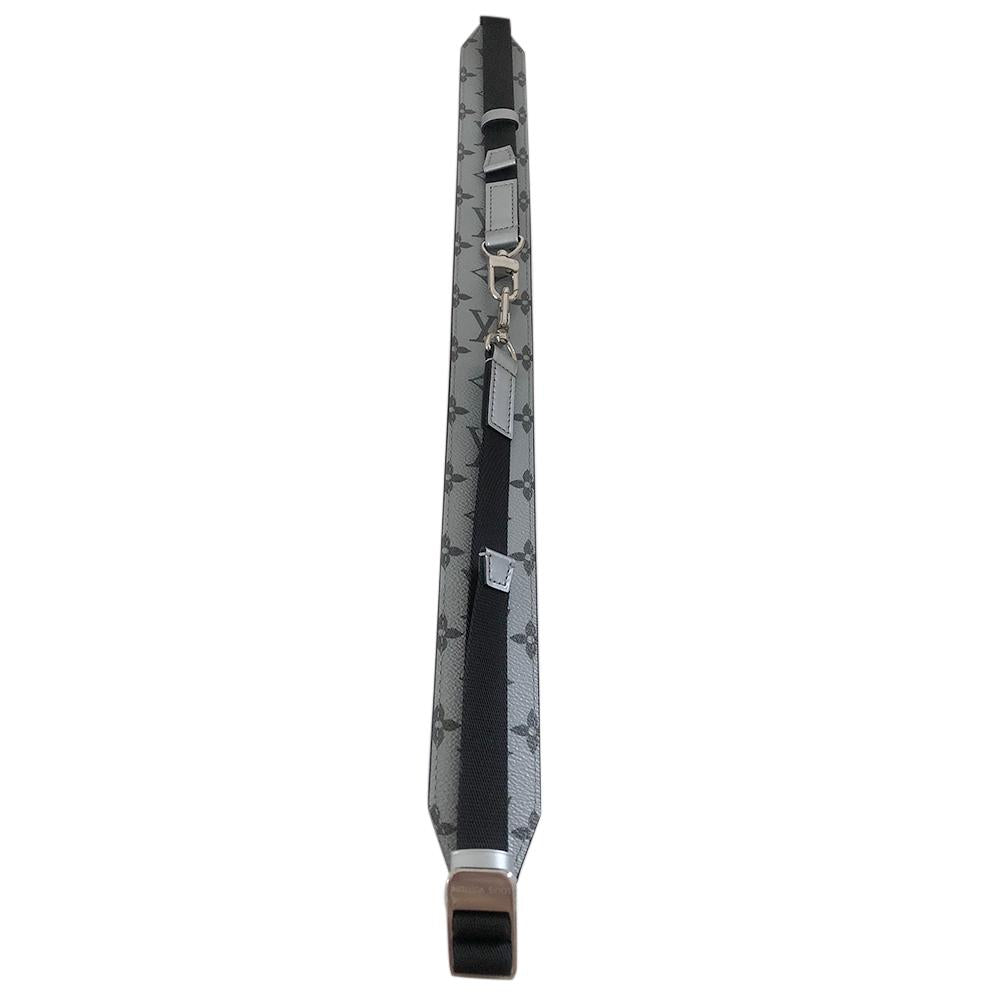 Louis Vuitton Silver & Black Keepall Shoulder Strap