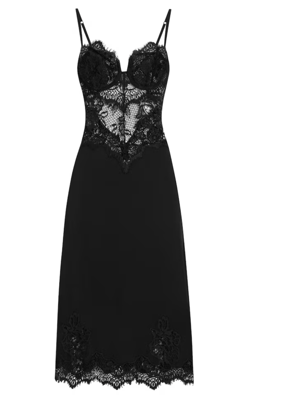 Dolce&Gabbana Silk-Blend Lace Midi Dress