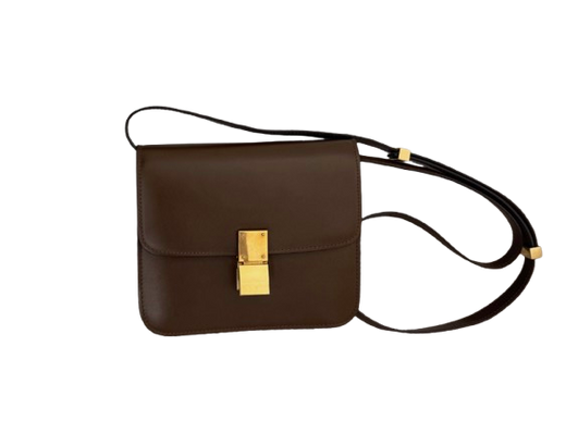 Celine Classic Tan Leater Box Bag