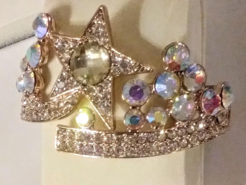 Bespoke Crystal Embellished Shooting Star Cuff