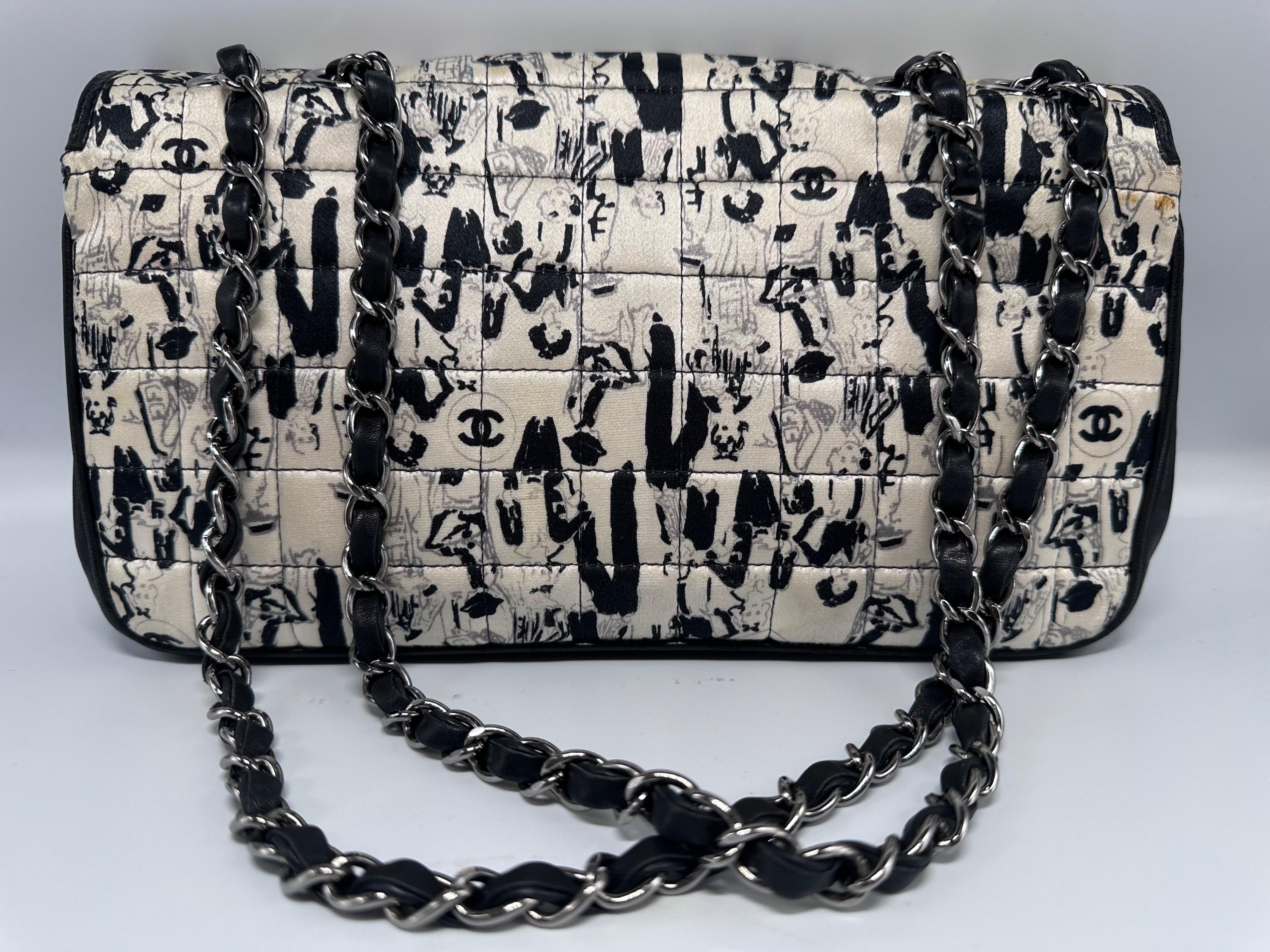 Limited Edition Silk Printed Chocolate Bar Scarf Shoulder Bag