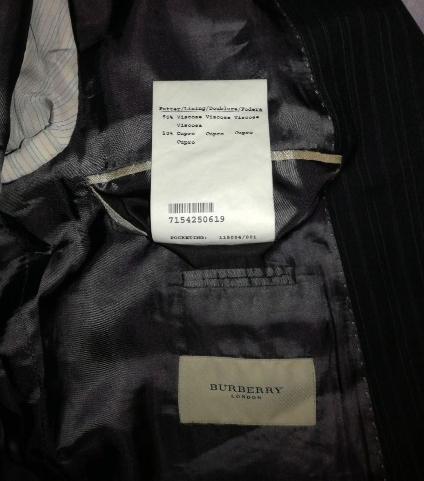 Burberry London Gary Wool Suit Jacket
