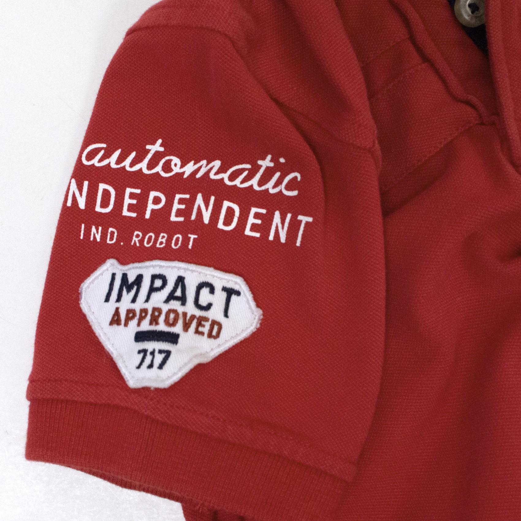 SevenOneSeven Red Jacket and Applique Polo Shirt