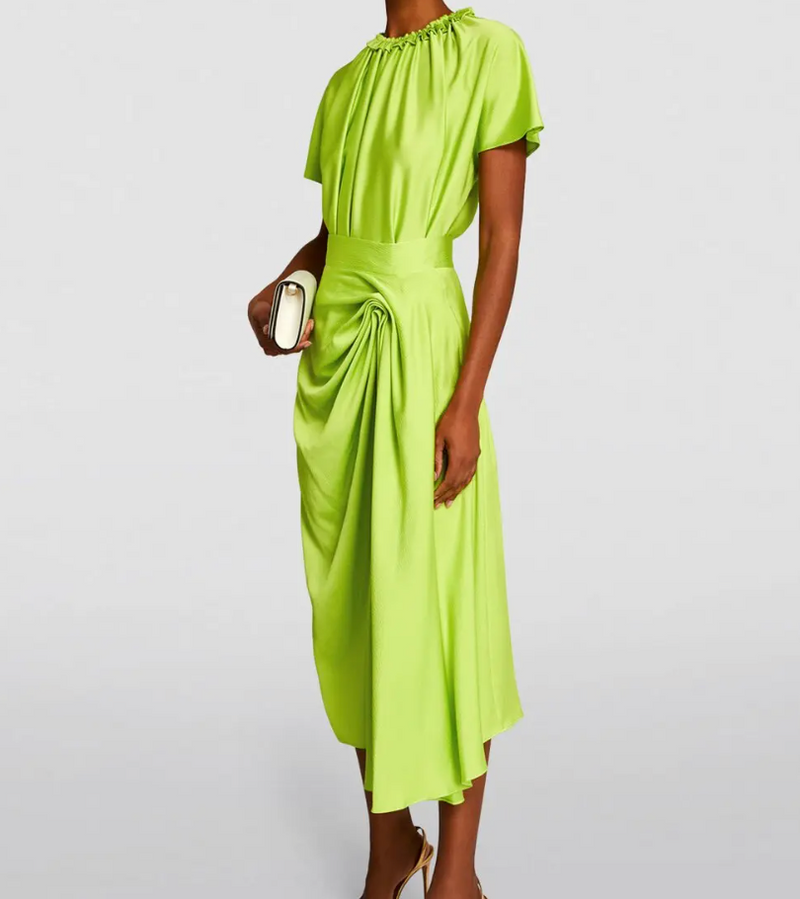 Edeline Lee Twisted Nymph Midi Skirt